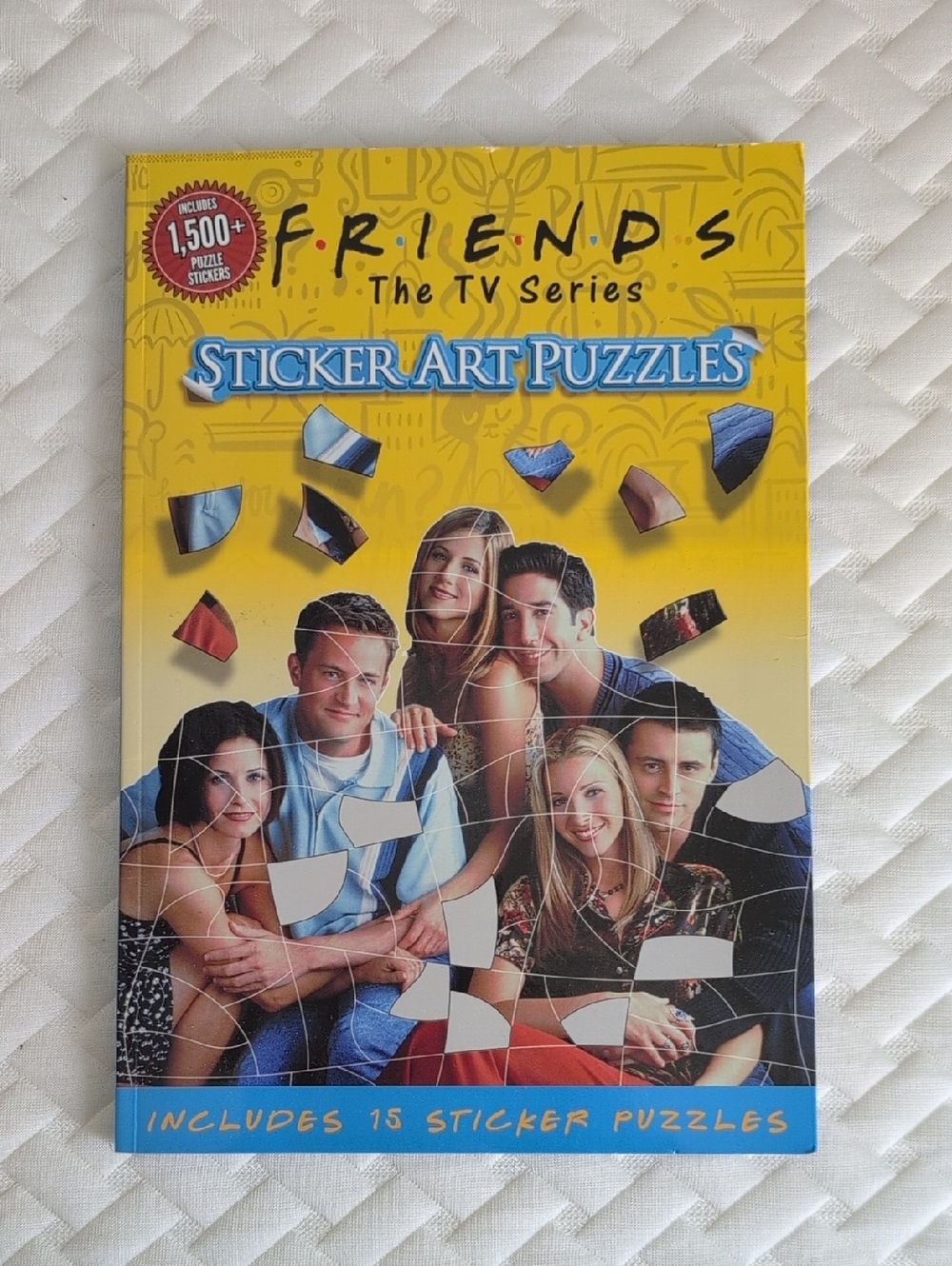 FRIENDS Sticker Art Puzzles Book NWOT